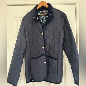 Market and Spruce Size Small Navy Quilted Jacket